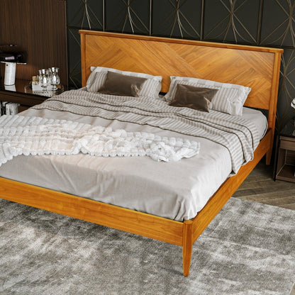 Panthera Solid Wood Bed Frame