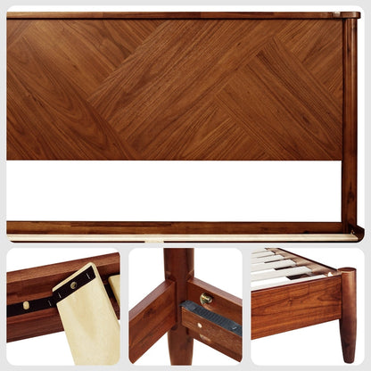Panthera Solid Wood Bed Frame