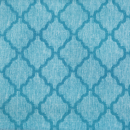 Window Curtain Valance Colby - 58 Inches Wide x 14 Inches High - Easy Installation - Machine Washable - Textiles & Soft Furnishings - Turquoise