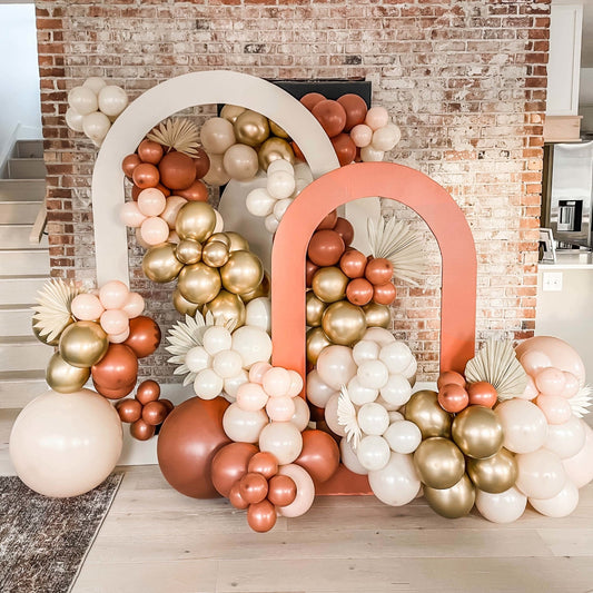 Terracotta Boho Balloon Garland – Fall Decor Kit