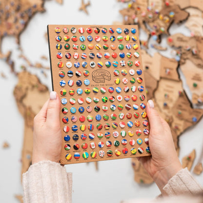 Flags Push Pins